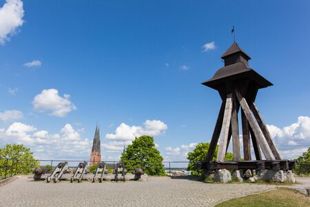 Uppsala, Sweden - May 20, 2016 : View of The Gunilla Bell of Uppsala castle.のeditorial素材