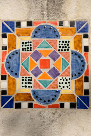Colorful Spanish Tile VI
