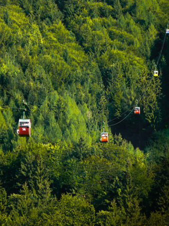 Skilift in Summer.の写真素材