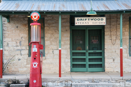 1920s Era Texaco Gasoline Station Iのeditorial素材