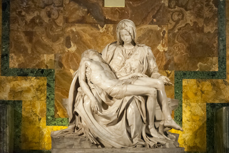 ROME-SEP 29: Michelangelos Pieta in saint Peters Cathedral IIIのeditorial素材