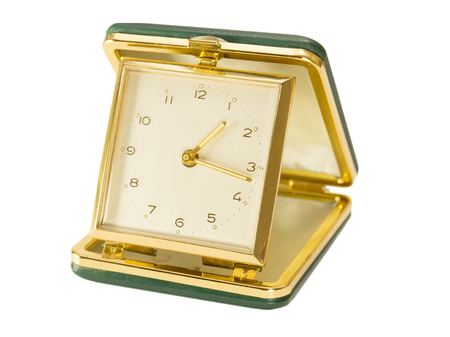 Green Travel Alarm Clock