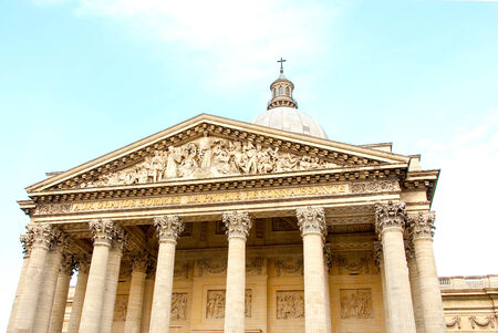 Le Pantheon national, the secular mausoleum containing the remains of distinguished French citizens.のeditorial素材