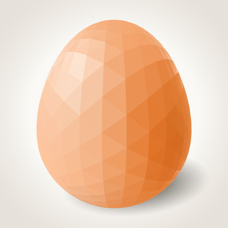 Abstract egg. Triangular style.のイラスト素材