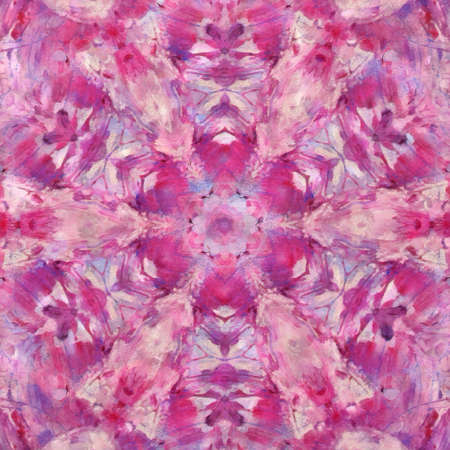 Fashion abstract illustration, digital painting pattern background, real brush strokes imitationの写真素材