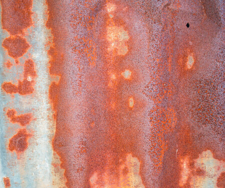 Zinc is very old and rustyの写真素材