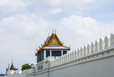 Outside of the temple wallsの写真素材