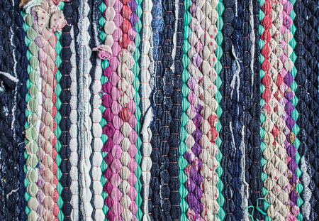Doormat with the condition of the old.の写真素材
