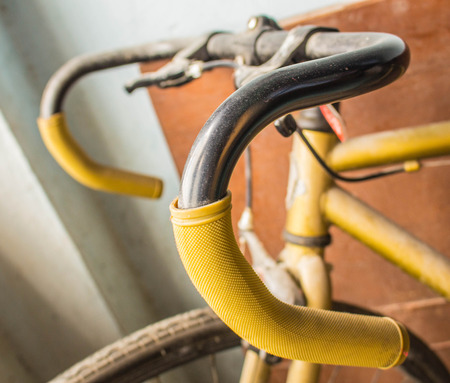 Handle is part of the bicycle.の写真素材