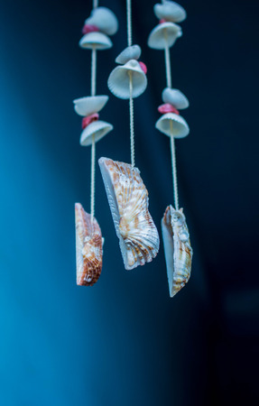 Mobile hanging in front of the entrance.の写真素材