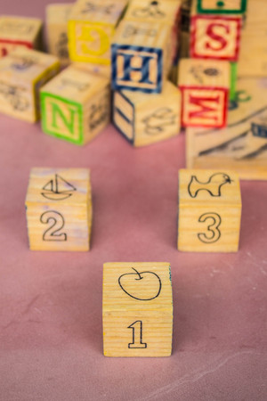 Toys for children and learning.