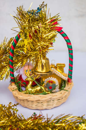 Baskets Lucky New Year's Day.の写真素材