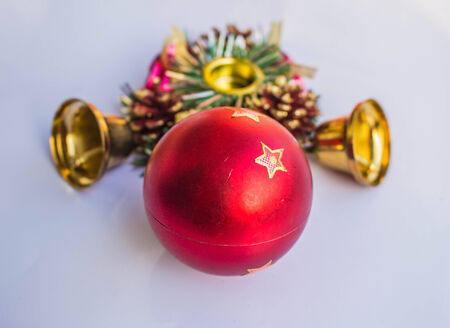 decorations on a white background.の写真素材