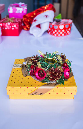 Gifts for the festive season and New Yearの写真素材