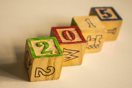 The new year of wood.の写真素材