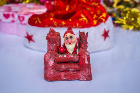 Santa Claus With Merry Christmas.の写真素材