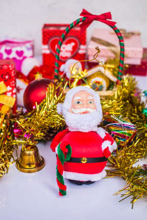 Santa Claus with gifts for distribution.の写真素材