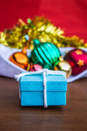 Decorated gift in the new year.の写真素材
