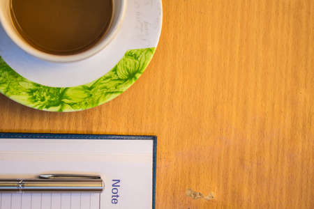 Coffee drink to relax on the table.の写真素材