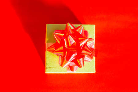 Bow on the gift box