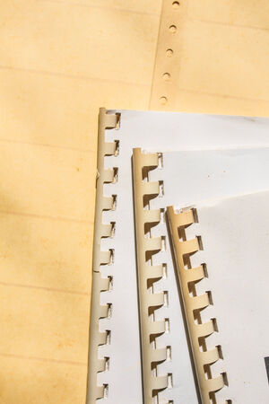 Archive files placed on the desktop.の写真素材