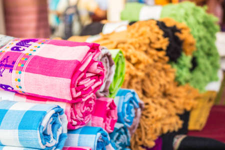 Cloth made from the local products.の写真素材