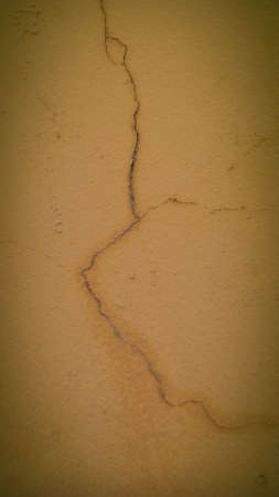 Against the background of old wall with cracks.