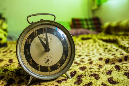 The clock on the couchの写真素材