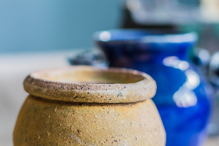 The edges of the jar visible.