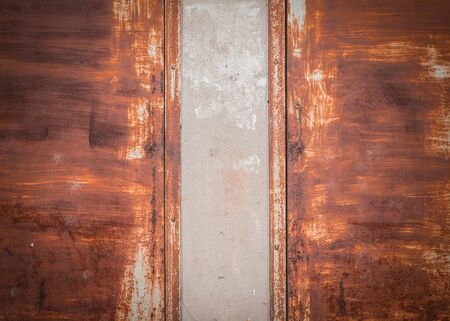 Background wall of old iron door.