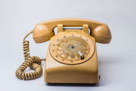 phone on a white background.の写真素材
