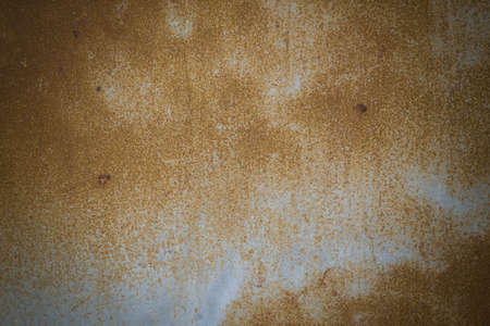 The background of the sheet metal to rust.の写真素材