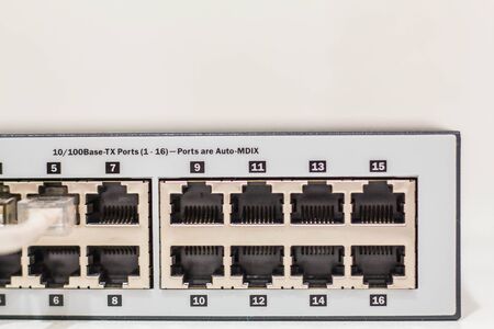 The cable connector on the transmitter computer.