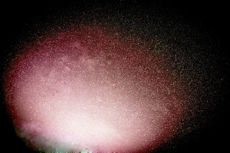 galaxy with a bright light.