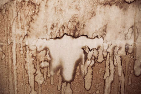 surface of the wet paper with beautiful patterns.の写真素材