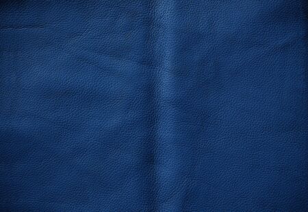 Surface and detail of blue leather.の写真素材