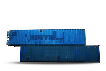 Old container on a white background.