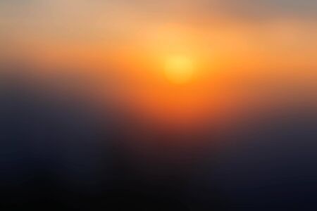 Blurry images with beautiful colors in the sunset.の写真素材