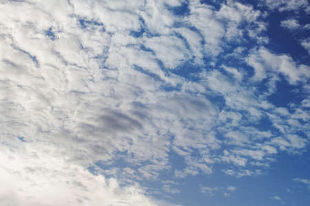 Detailed of clouds with beautiful on blue sky.