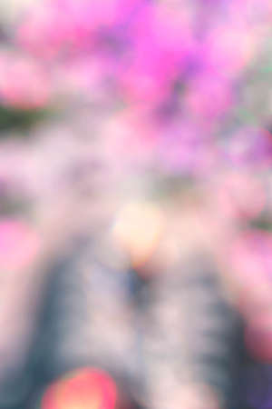 colorful of beauty with background blurred images.の写真素材
