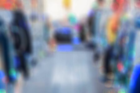 People sit on the bus with blurred images.の写真素材