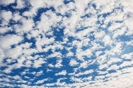 Clouds on the blue sky with beautiful colors.の写真素材