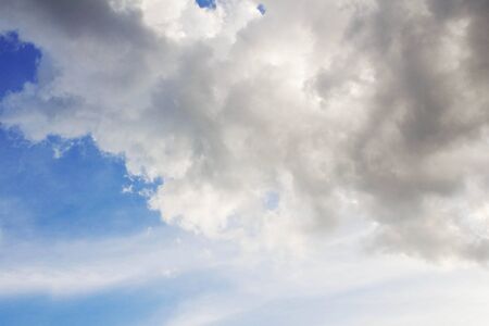Clouds covered the sky with a natural background.の写真素材