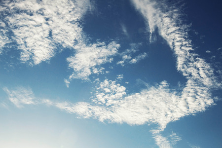Clouds on the blue sky with beautiful.の写真素材