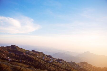 Mountain and resort with nature in Thailand.の写真素材