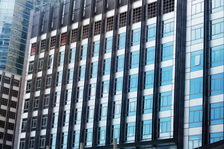 office building in downtown with background.の写真素材