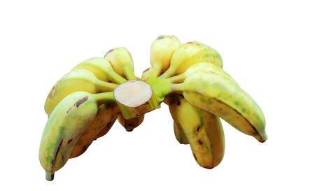 Banana of back on isolated background.の写真素材