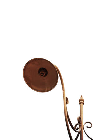 Old lamp on a white background.の写真素材