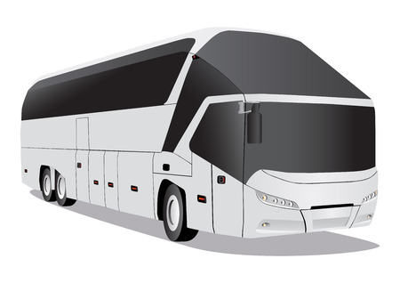 Bus Neoplanのイラスト素材