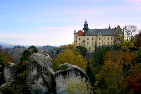 Hruba Skala castle, Czech Republicのeditorial素材